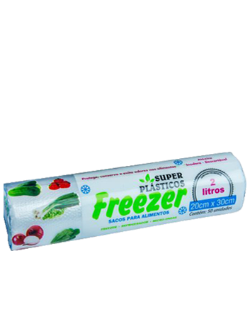 Imagem de Sacos Para Freezer Super Plásticos 2 Litros C/50