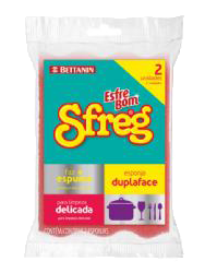 Imagem de Esponja Dupla Face EsfreBom Sfreg C/ 2