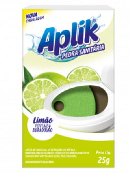 Imagem de Aplik Pedra Sanitária Limão 25g 