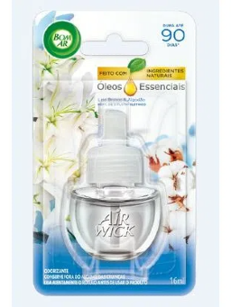 Imagem de Aromatizante Eletrico Bom Ar Lirio Branco E Algodão 16ml