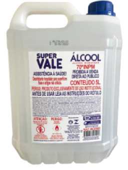 Imagem de Alcool Liquido Super Vale 70%  5 Litros 